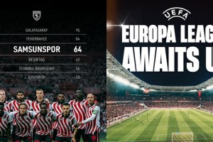 Süper ligi 3. Sırada Tamamlayan Samsunspor UEFA Avrupa Liginde